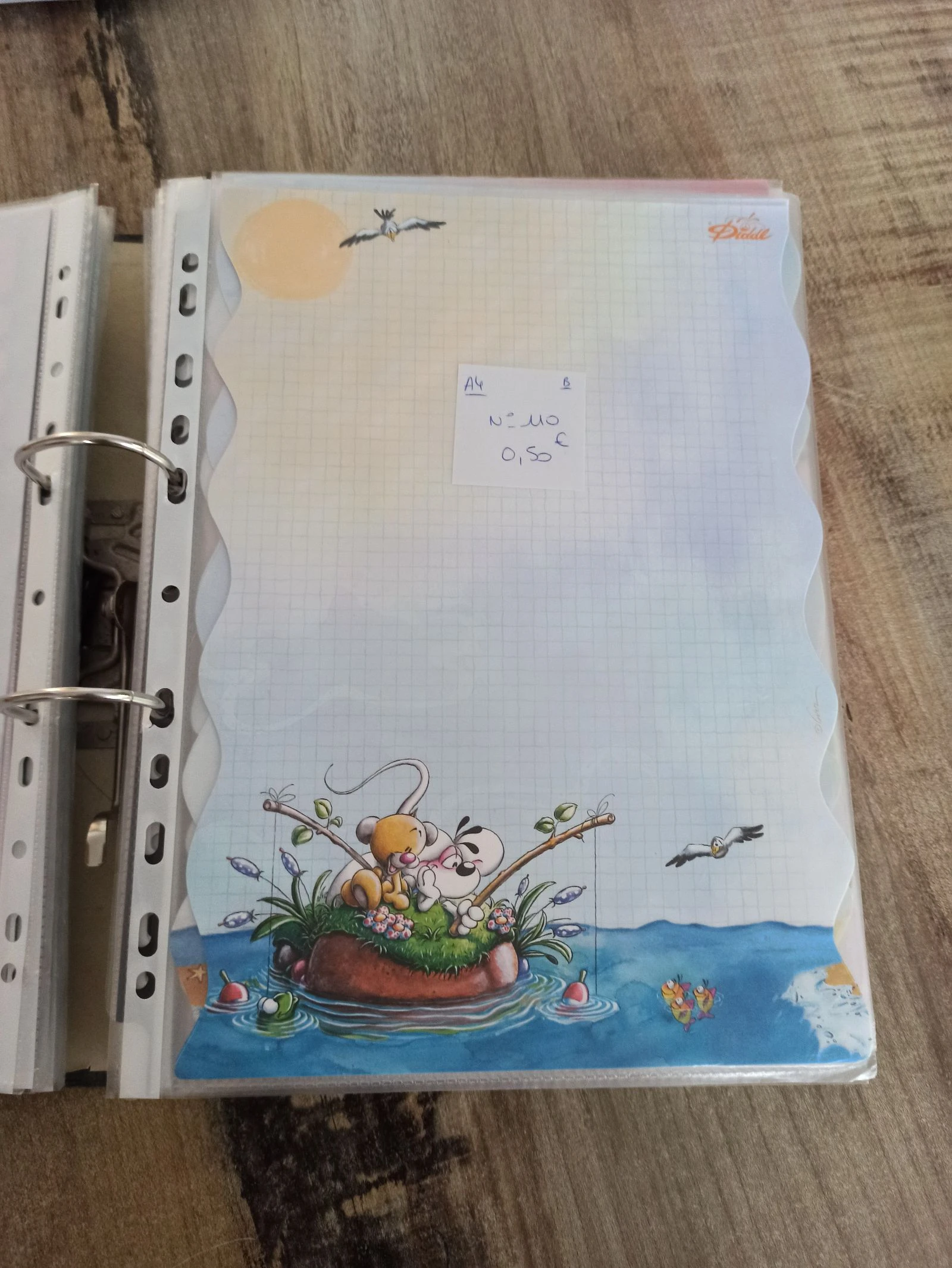 Feuille Diddl A4 110 0,50e 